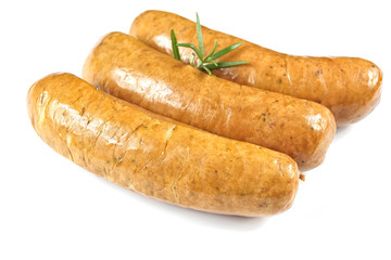 sausage isolated on white background