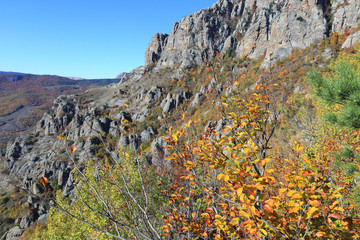 mount demerdzhi in the crimea