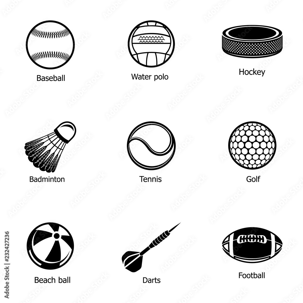Aufkleber hand play icons set. simple set of 9 hand play vector icons for web isolated on white background