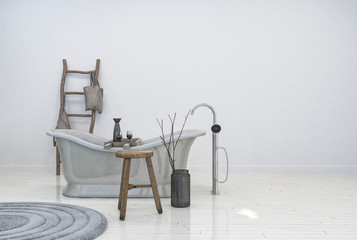 Vintage bathroom interior