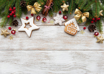 Christmas decoration with cookies