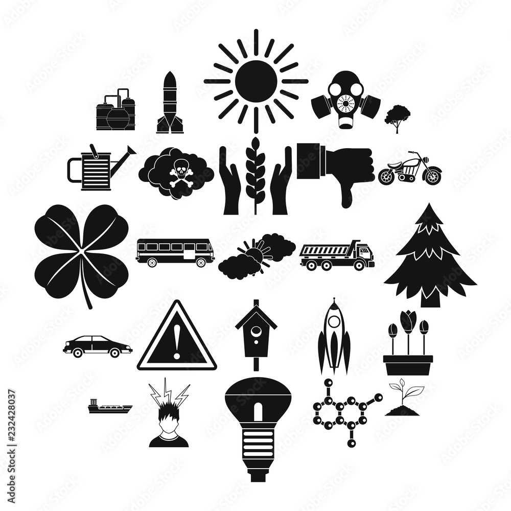 Aufkleber thermal icons set. simple set of 25 thermal vector icons for web isolated on white background