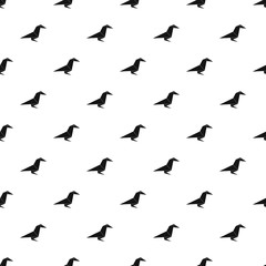 Origami raven pattern vector seamless repeating for any web design