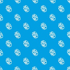 Clothes button pattern vector seamless blue repeat for any use