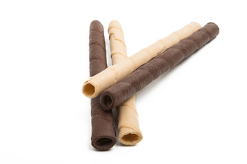 crispy rolls isolated