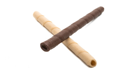 crispy rolls isolated