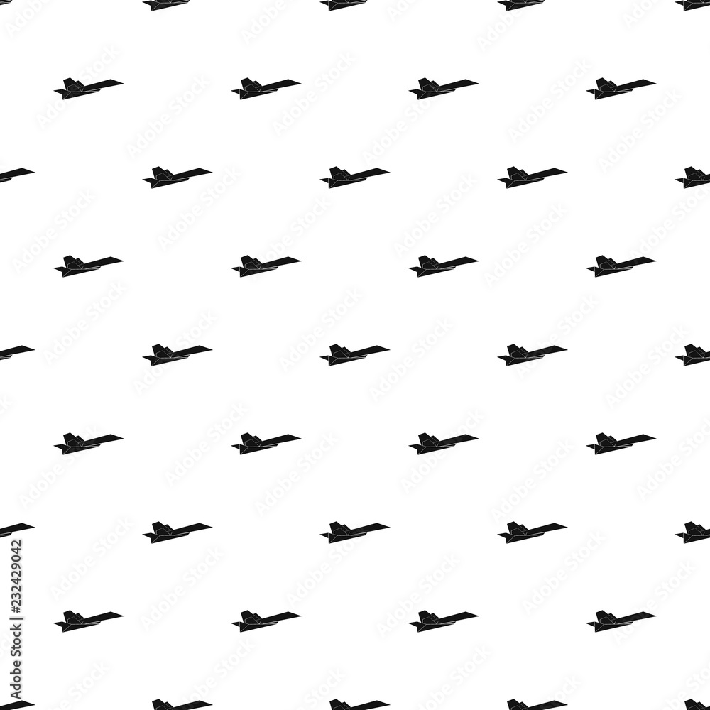 Poster origami airplane pattern vector seamless repeating for any web design