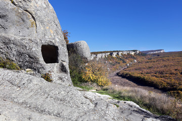 Ancient city of Eski-Kermen Crimea