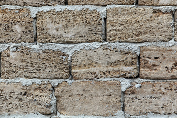 texture of the gray stone wall