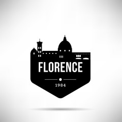 Florence Modern Skyline Vector Template