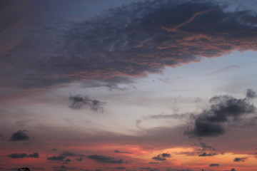 Coucher de soleil à Abidjan