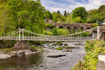 The Chain Bridge, near Llangollen