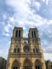 Fototapeta na wymiar Vista di Notre Dame, Parigi, Francia