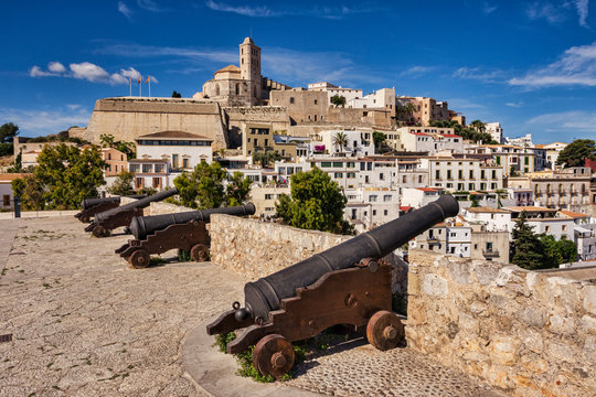 The Dalt Vila, the old part of Ibiza Town