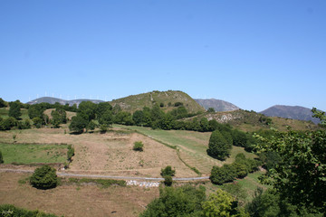Fototapeta na wymiar Montes Asturianos