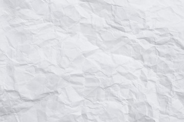 Wrinkle white or gray paper patterns texture background