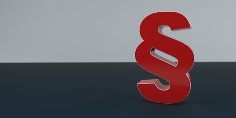 Obraz premium Red Paragraph