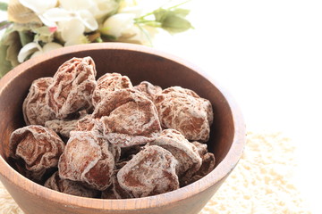 Chinese snack food, dried plum