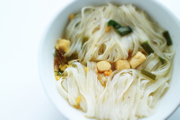 Vietnamese food, rice noodles