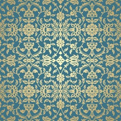 wedding card design, paisley floral pattern , India