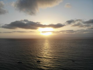Beautiful Sunset on a beach in Sal Island Cape Verde - Cabo Verde