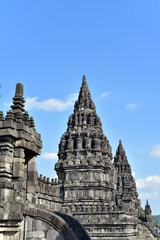 Prambanan temple is extraordinarily building constructed in the tenth century during the reigns of two kings namely Rakai Pikatan and Rakai Balitung, Yogyakarta, Indonesia