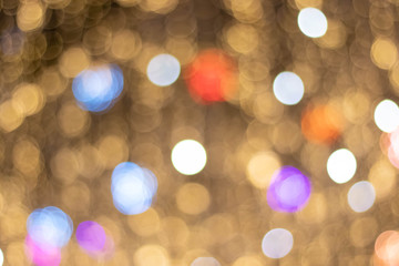 Abstract bokeh night garden in city background
