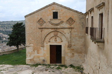 Fototapeta na wymiar Scicli- Chiesa di Santa Maria della croce