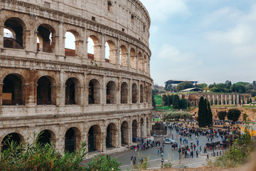 Fototapeta na wymiar Colosseum in Rome. Italy