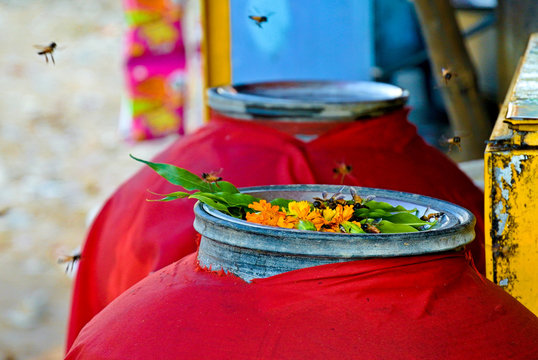 Indian Lemonade Stall Closeup