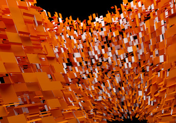 Obraz premium abstract orange background