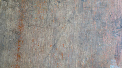 wooden old grunge of table at thailand school, old table background texture