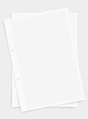 Graph paper sheet background with grid pattern area for creative and design. Vector.