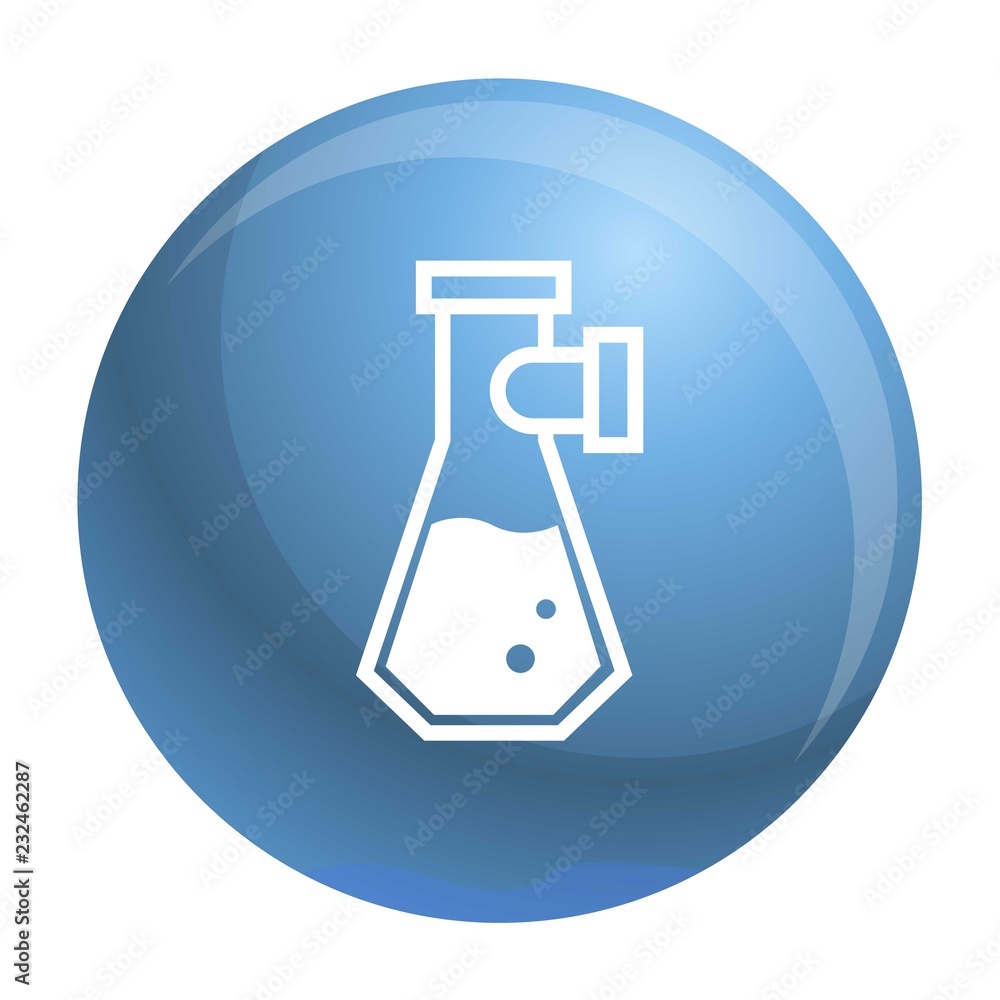 Poster double flask icon. simple illustration of double flask vector icon for web design isolated on white 