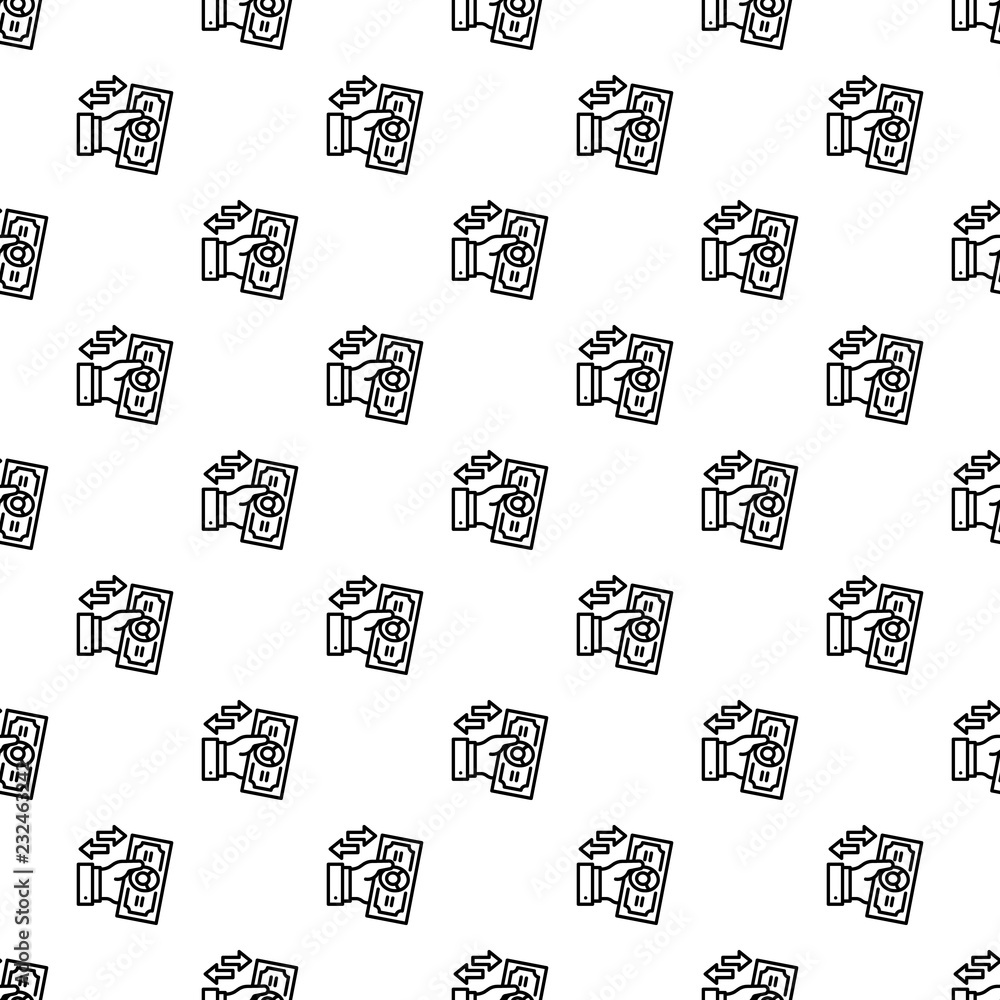 Poster reverse bribery pattern seamless repeat background for any web design