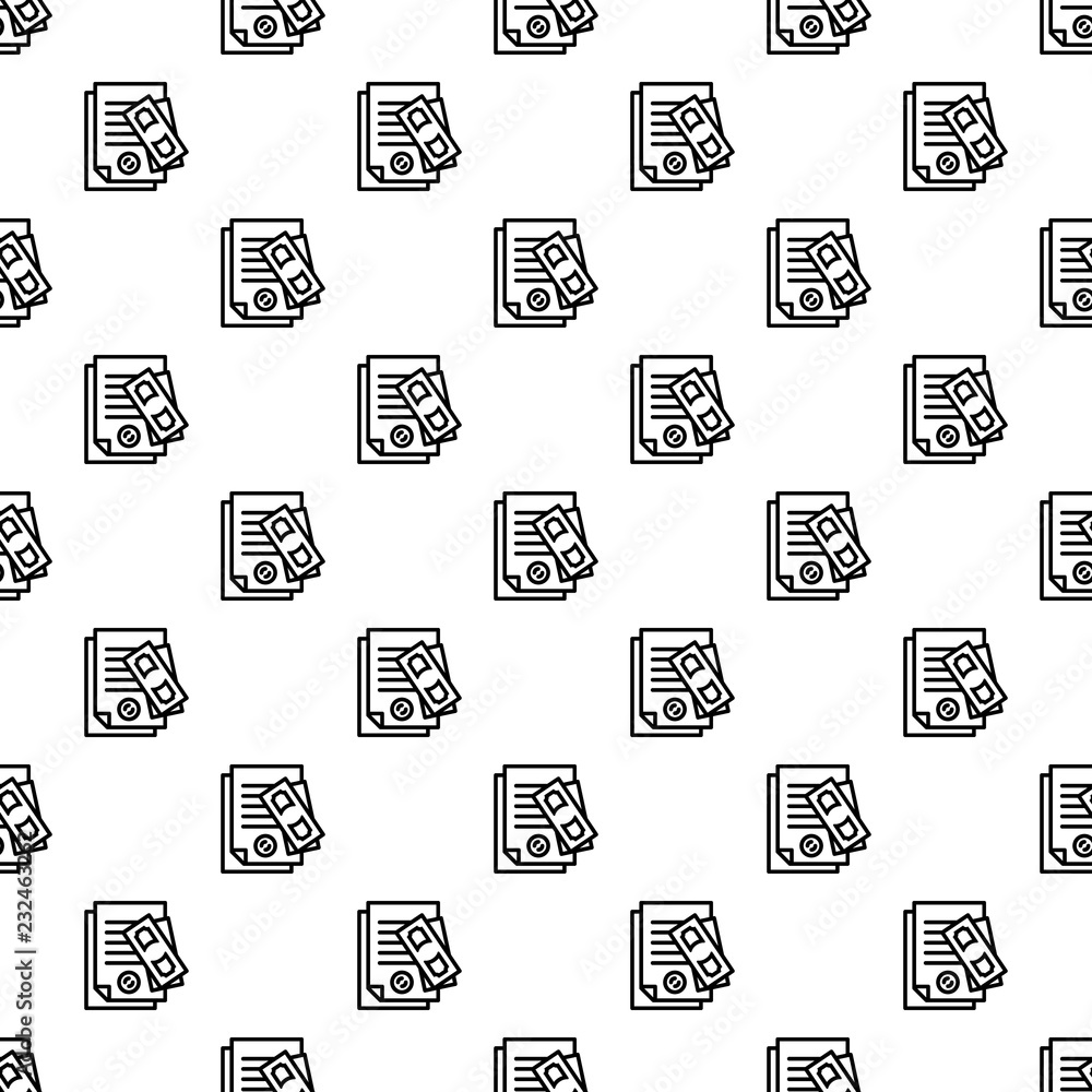 Poster paper pass bribery pattern seamless repeat background for any web design