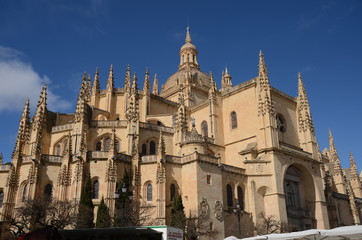 Fototapeta na wymiar Segóvia - Castelos e Igrejas