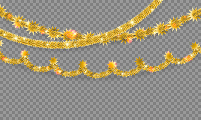 Gold garland set