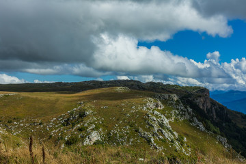 Fototapeta premium Mountains Plateau Lagonaki of Adygea. Russian Caucasus.