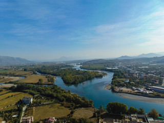Fototapeta na wymiar View of Buna river.