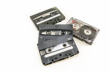 Old audio cassettes