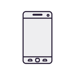 smartphone device isolated icon