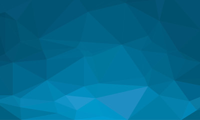 Abstract polygon blue background. Pattern composed of triangles.