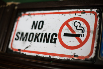 No smoking sign