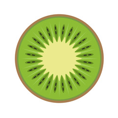 Fresh kiwi fruit slice