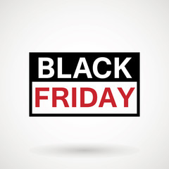 Black Friday glitch text. Anaglyph 3D effect. Technological retro background. Online shopping concept. Sale, e-commerce, retailing, discount theme. Vector illustration. Creative web template