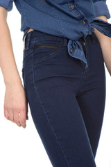 Blue jeans detail