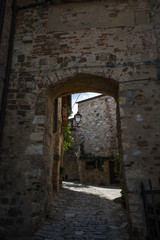 Fototapeta na wymiar Montefioralle in Tuscany