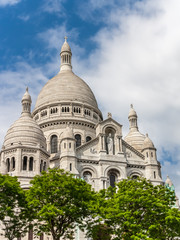 Obraz premium Sacre Coeur Basilica, the Basilica of the Sacred Hearts, Paris, France