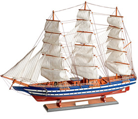 miniature old sailboat